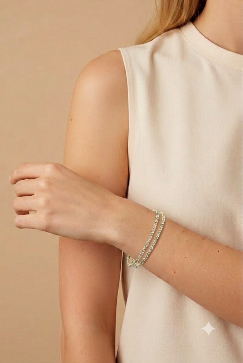 Premium High-Shine Layered Bracelet