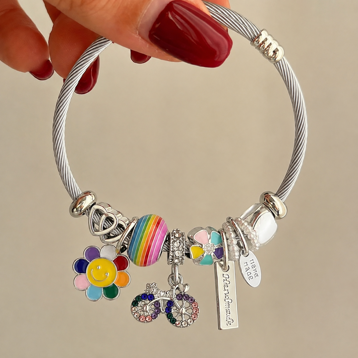 The Dhanak Rainbow Charm Bracelet