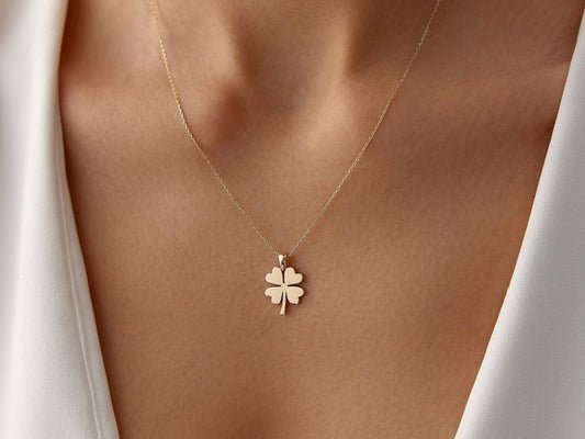 Lucky Clover Stainless Steel Necklace
