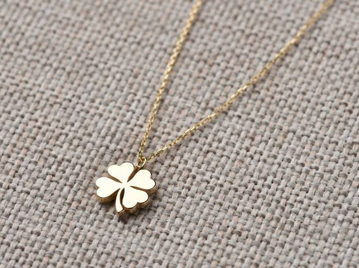Lucky Clover Stainless Steel Necklace