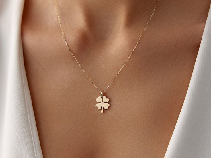 Lucky Clover Stainless Steel Necklace