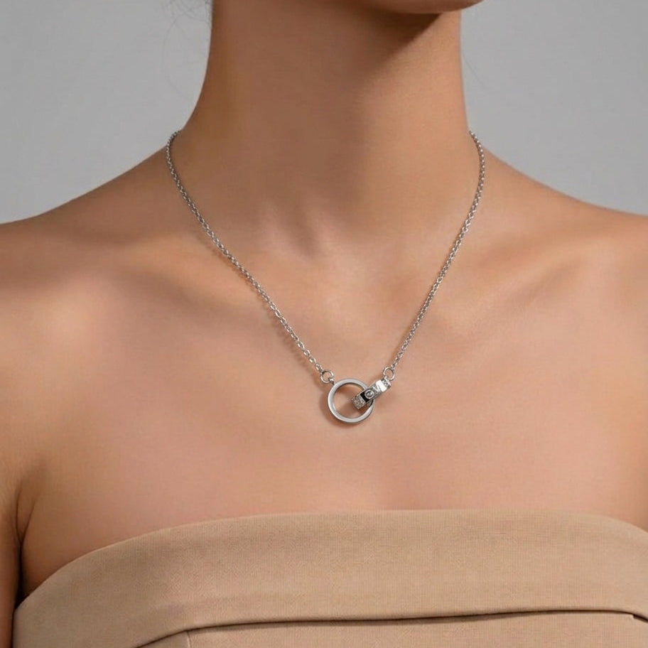 Rings Together Pendant Necklace