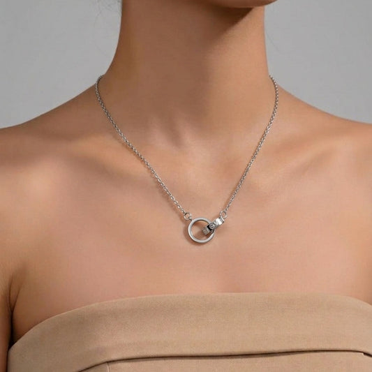 Rings Together Pendant Necklace