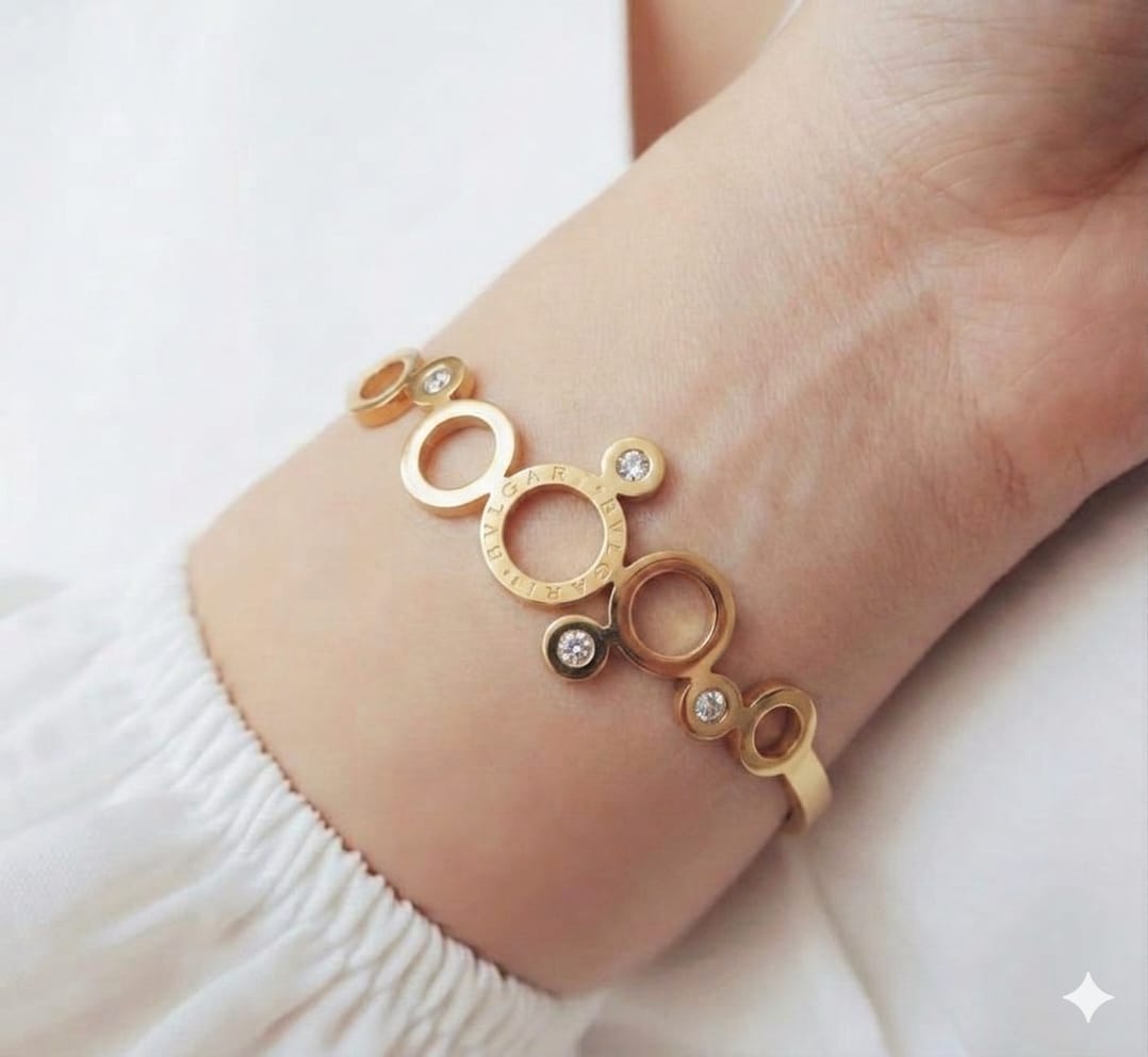 Roman Numeric Multi-Ring Statement hand cuff