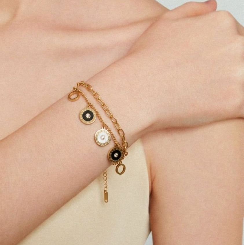 ✨ Evil Eye Charm Chain Bracelet