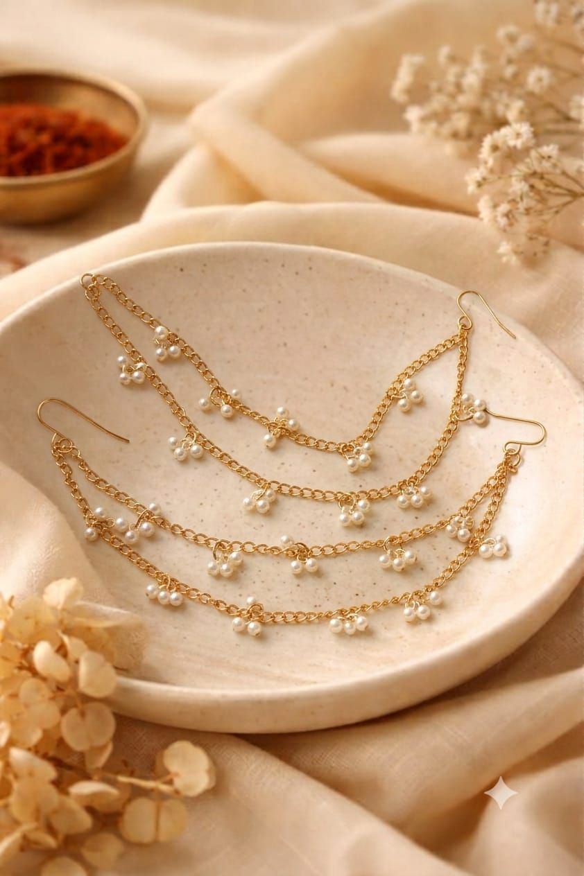 Cascading Pearl Drop Multi-Layered Saharas