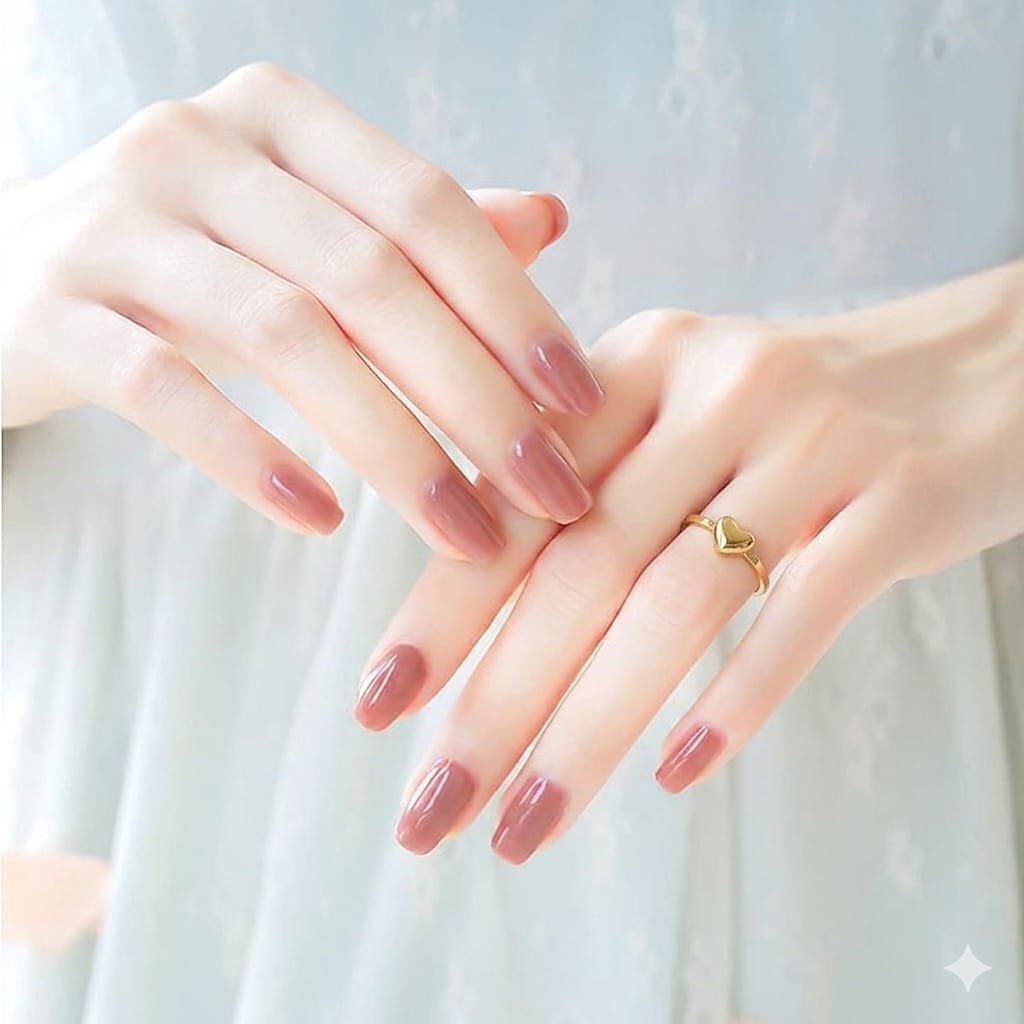 Minimalist 18K Gold Plated Heart Ring