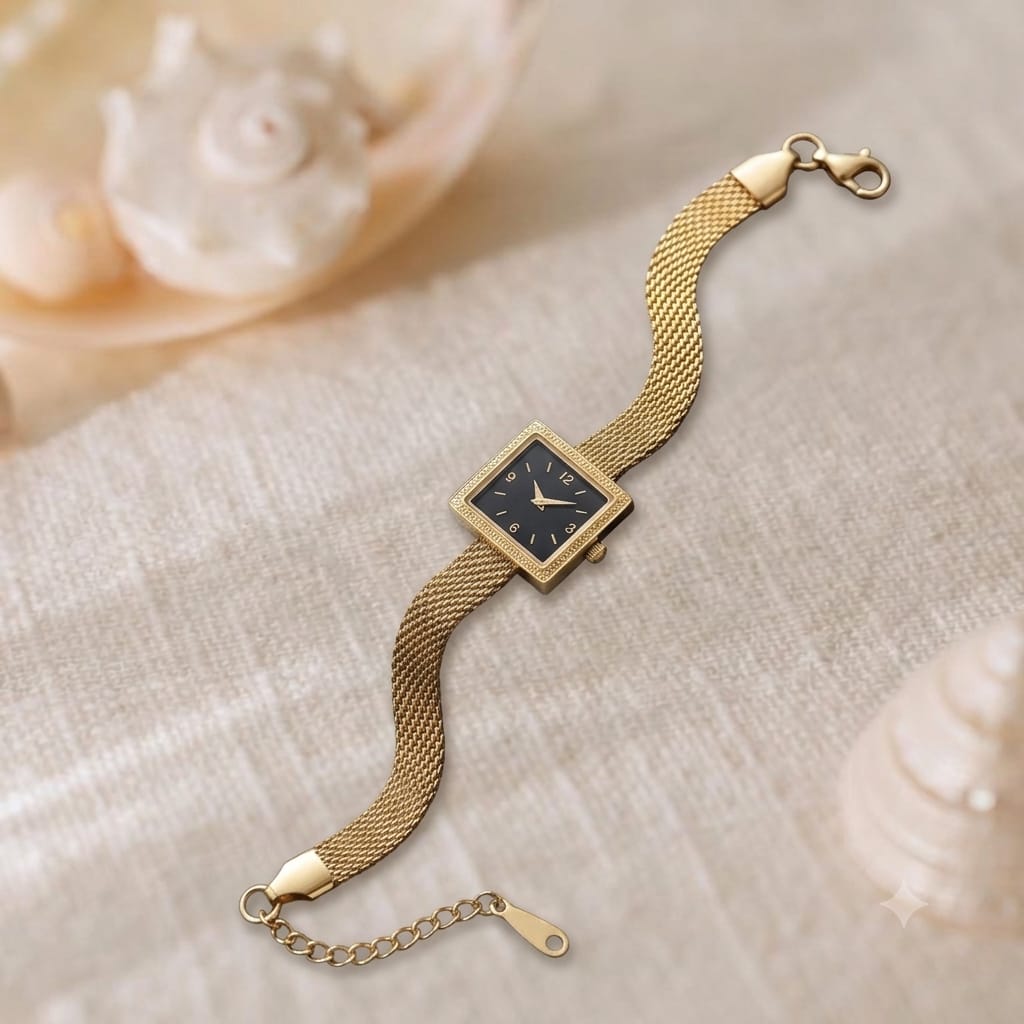 Elara Square Watch-Style Bracelet