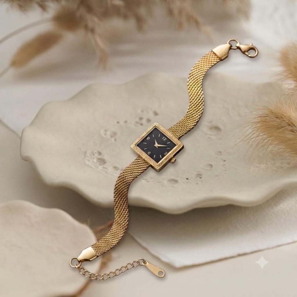 Elara Square Watch-Style Bracelet